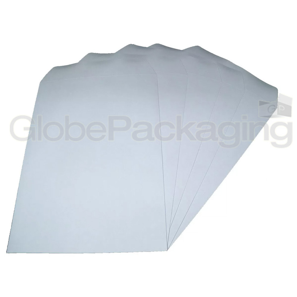 1000 x Quality C4/A4 Plain White SS Envelopes 88gsm